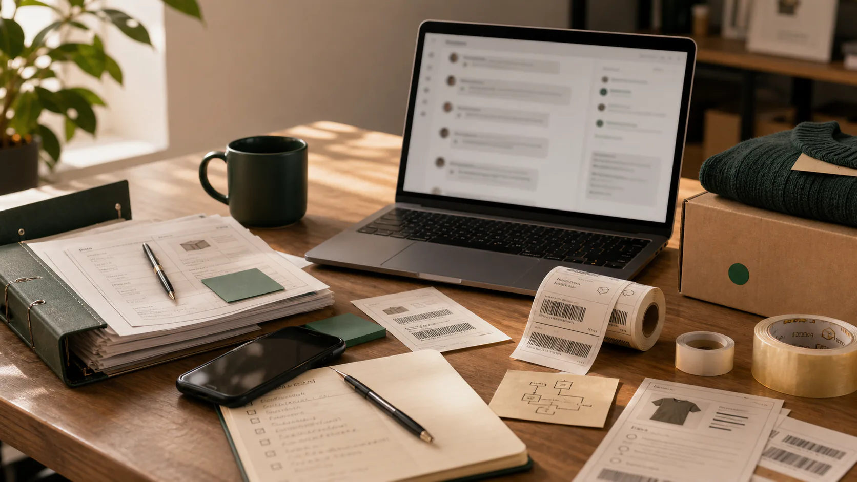 Editorial AI customer support workflow with order context