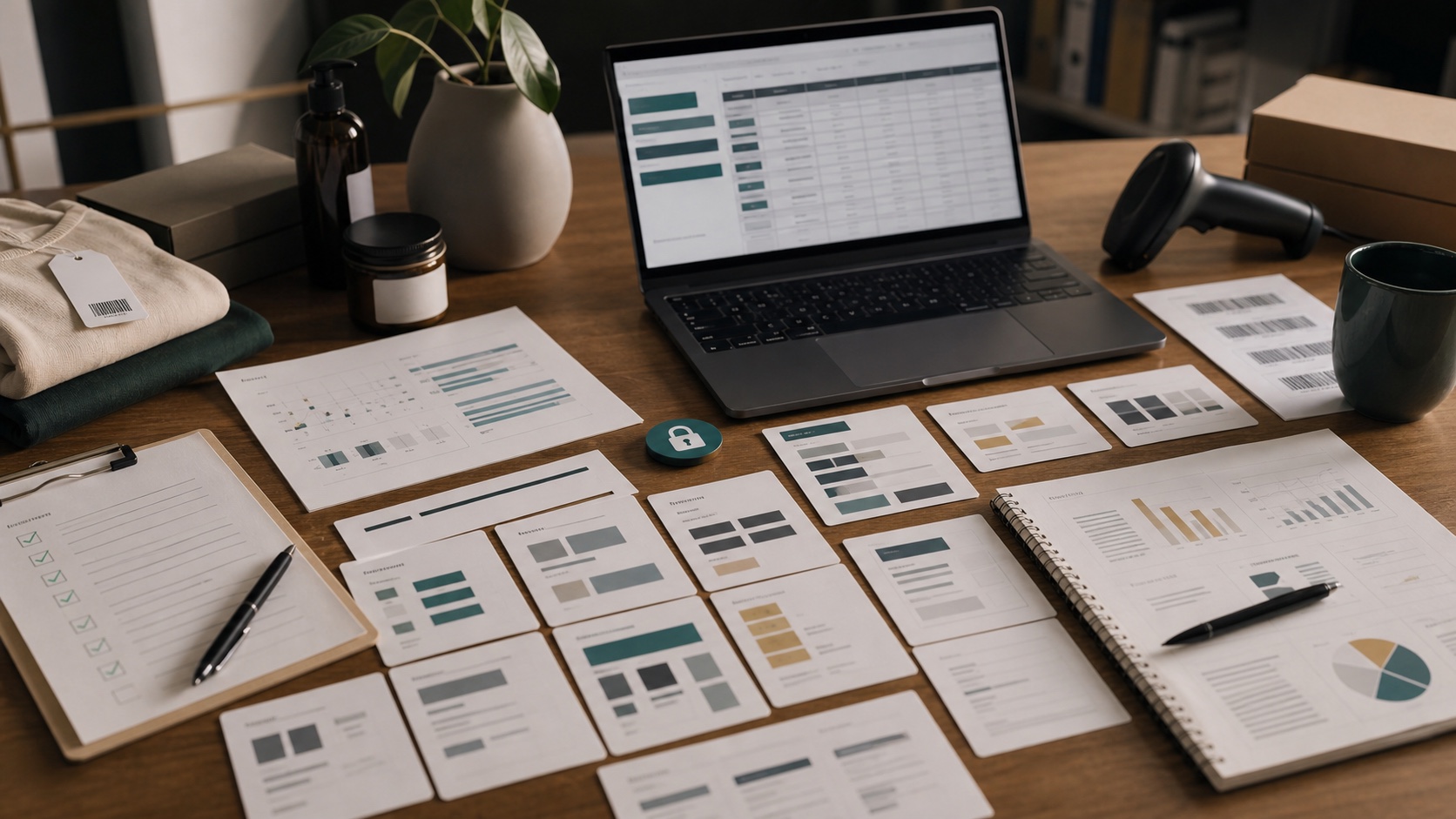WooCommerce AI agent planning desk with plugin compatibility notes, REST API fields, and support automation boundaries