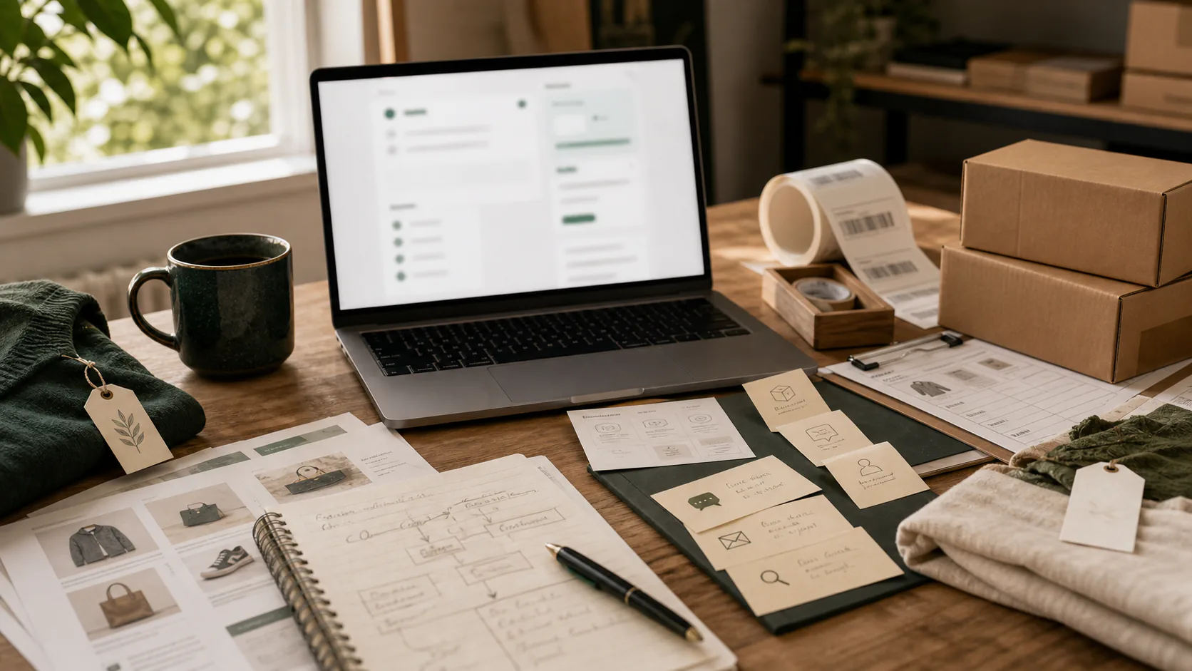 Editorial WooCommerce tools workflow illustration